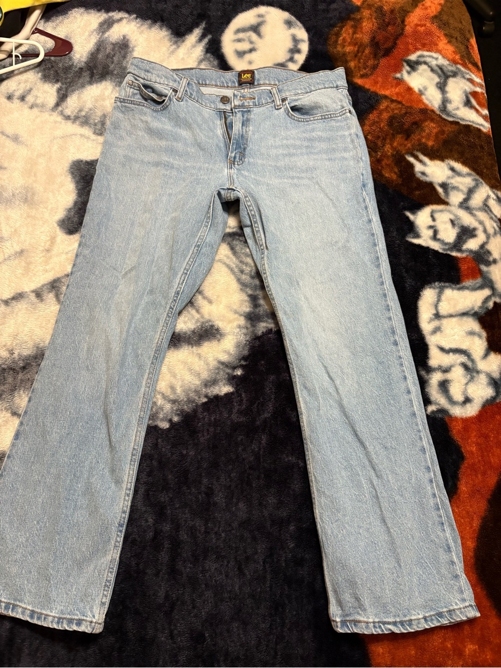 Straight leg jeans